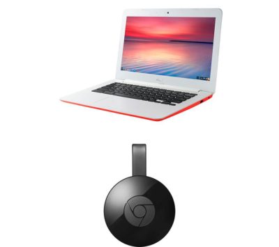 ASUS C300 13.3” Chromebook & Chromecast Bundle